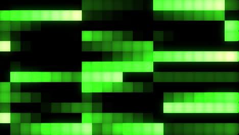 pixelated green light pattern