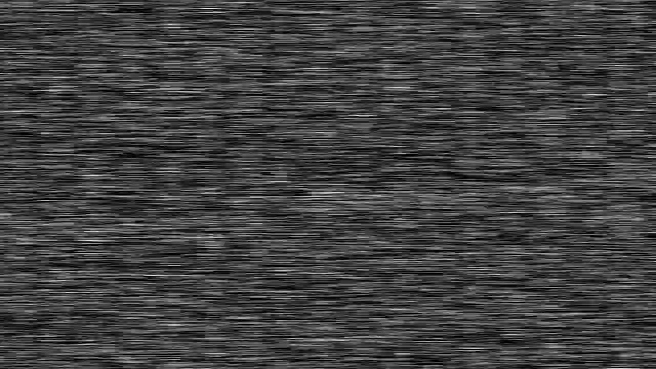 Flickering Television Static with White Noise and Interference