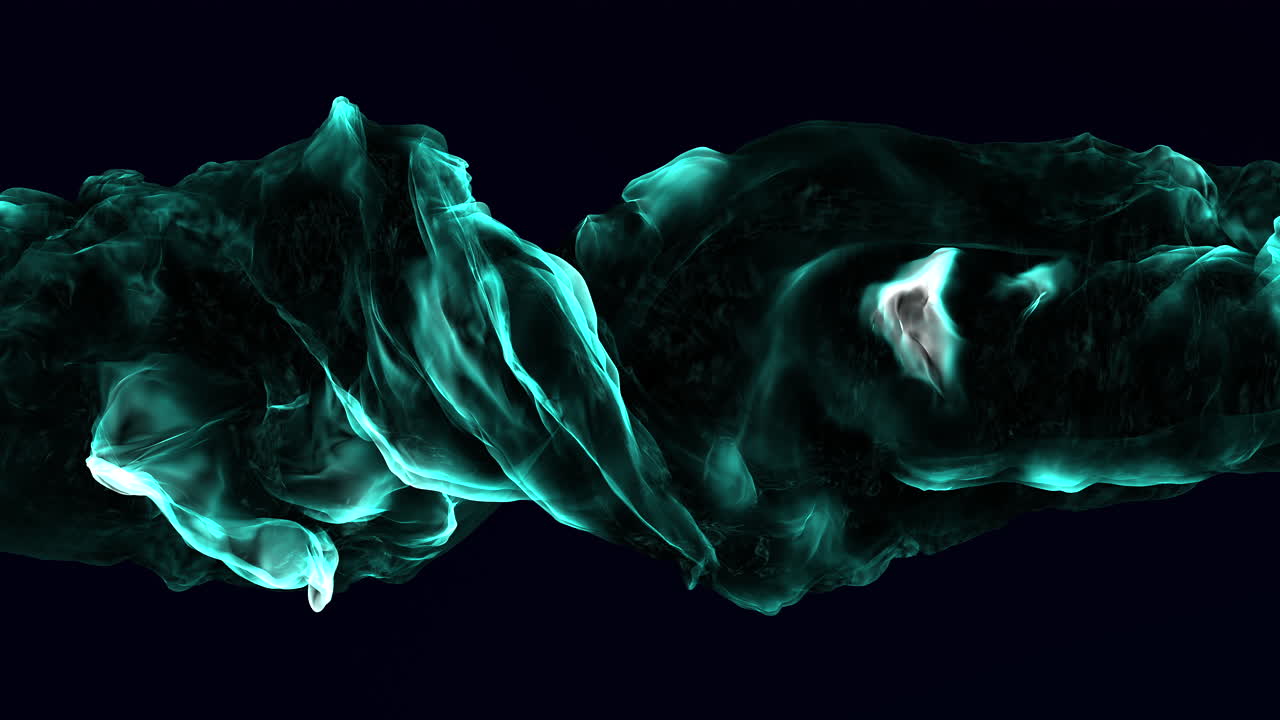 A digital artwork of a hand emitting blue smoke, conjuring a mystical and surreal ambiance. The hand's gestural pose exudes a sense of mystery and wonderment