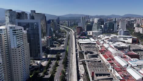 Aerial View of Mexico City Skyline