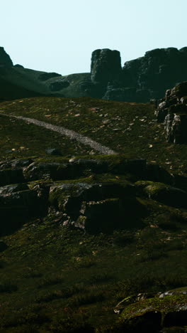 stunning mountain path