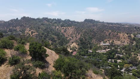 santa monica mountains los angeles aerial