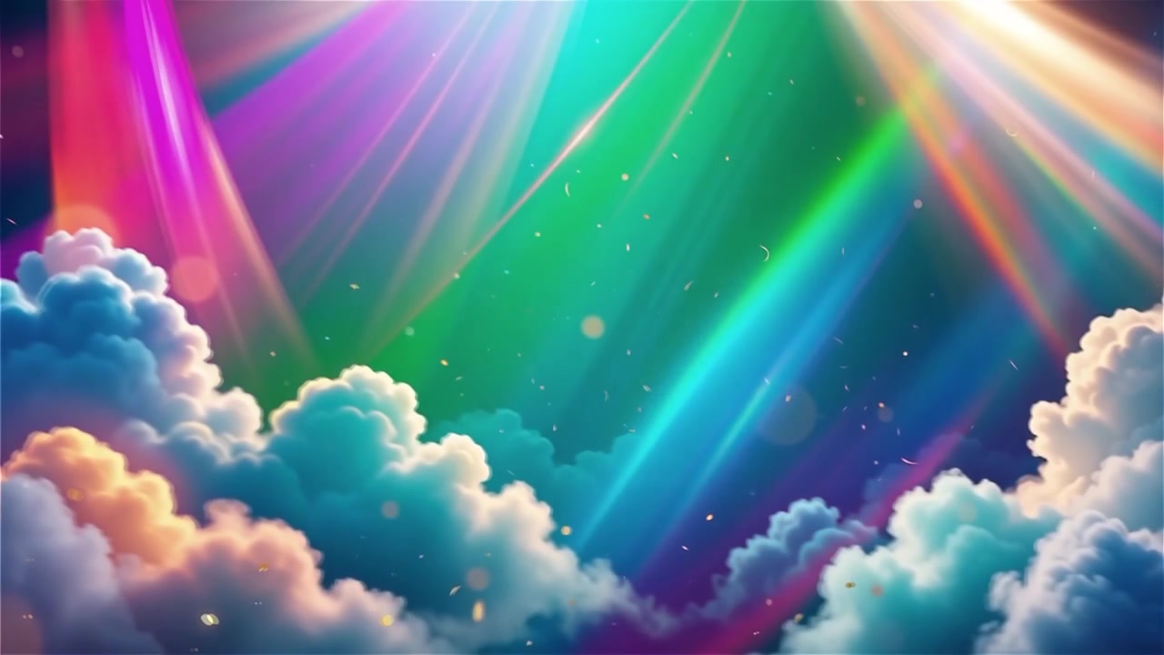 Sfondo di Adorazione Cristiana con Luce Celeste