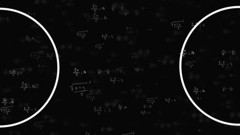 Animación-De-Procesamiento-De-Datos-Y-Formas-Sobre-Fondo-Negro