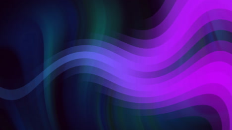 wavy blue and purple lines animation on dark background