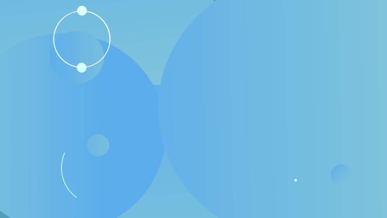 Modern Flat Motion shapes Background Animation, seamless loop