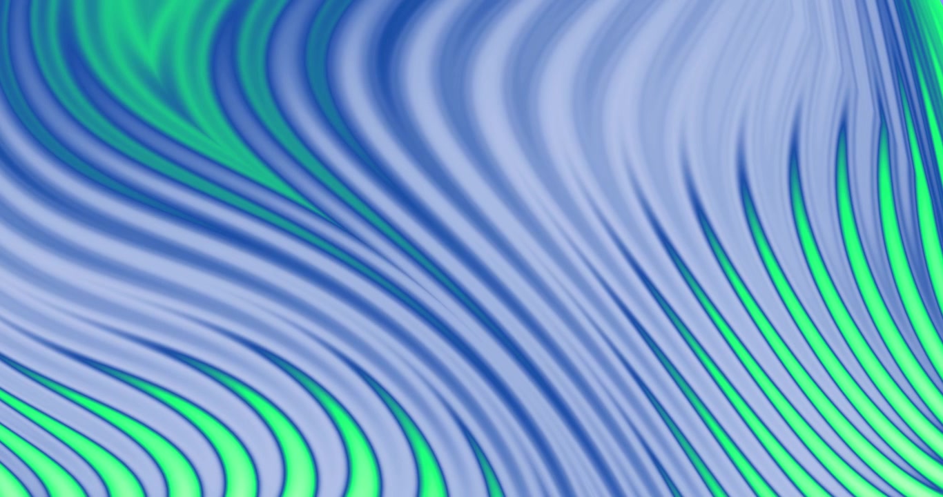 Abstract Motion Background with Flowing Blue and Green Waves