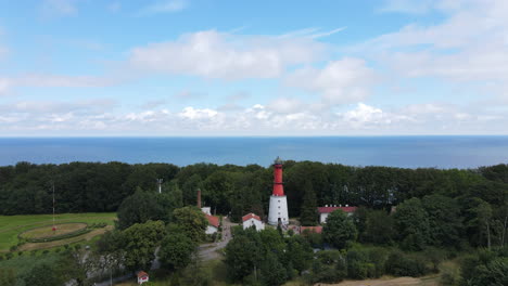 coastline landscape with beacon