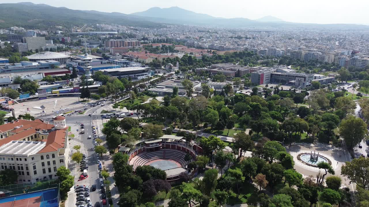 Bird's-Eye View of Thessaloniki, Greece in Crystal-Clear 4k Resolution