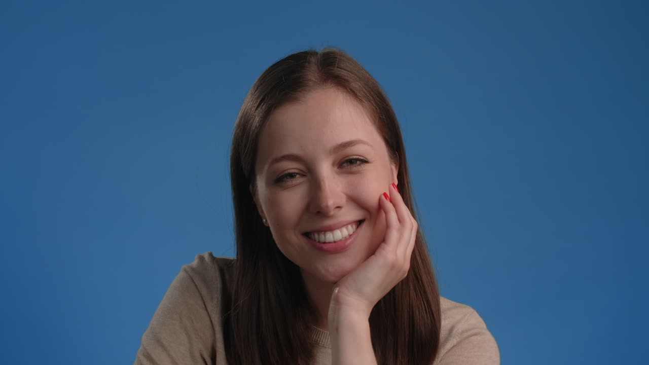 retrato de mujer sonriente