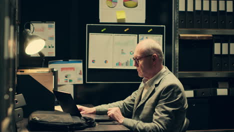 Team members discuss theories while reading past investigations cases
