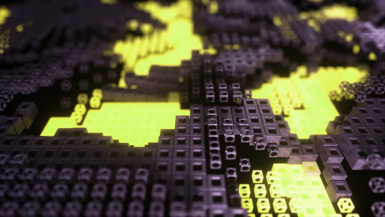 patrón de cubo geométrico abstracto