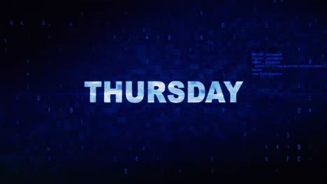 saturday text digital noise twitch and glitch effect tv screen loop animation background login and