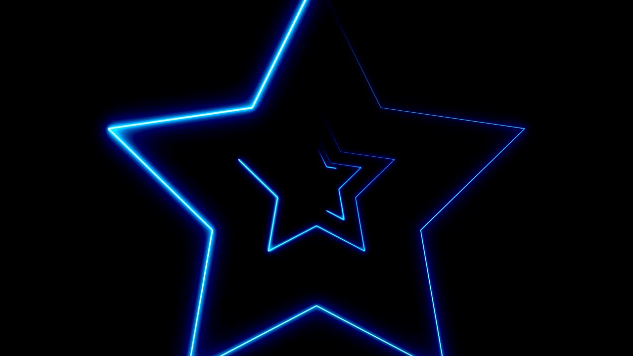 fondo abstracto con estrellas de neón