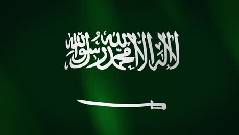 saudi arabia flag waving, a flag animation background. realistic the kingdom of saudi arabia flag waving in wind video footage.