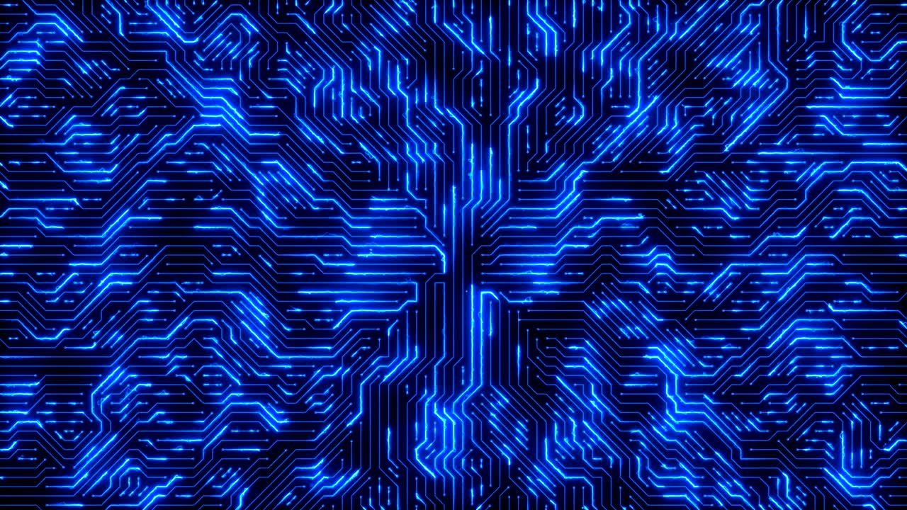 sfondo del circuito della scheda madre