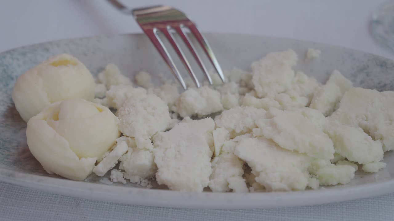 Plate of Cheese and Butter