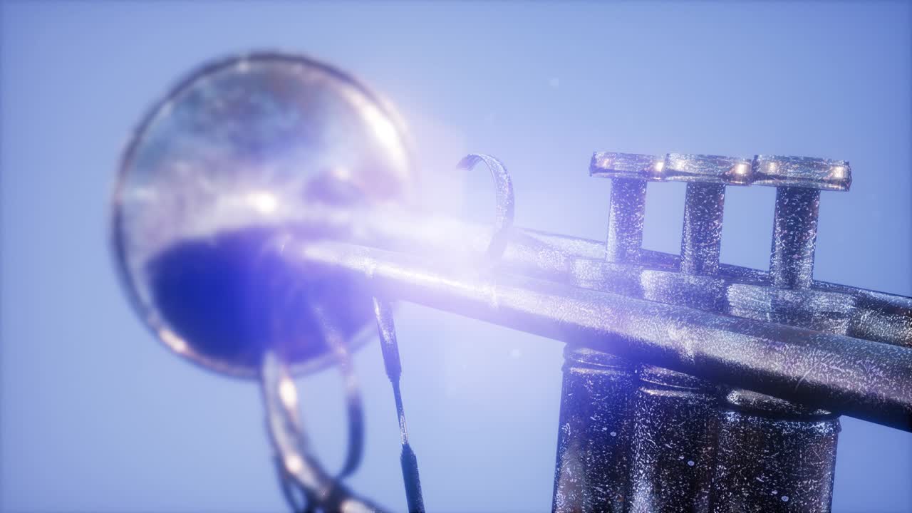 4k 슈퍼 슬로우 모션 청동 트럼 ⁇