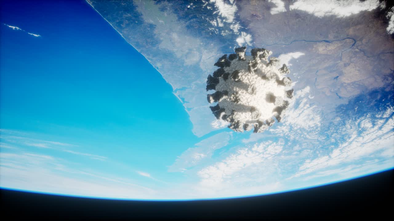 coronavirus covid-19 en la órbita de la tierra