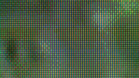 close-up of the monitor's pixels. rgb pixels on the tv