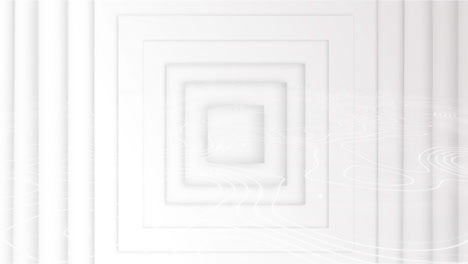 animation of pattern with white pulsating squares spinning