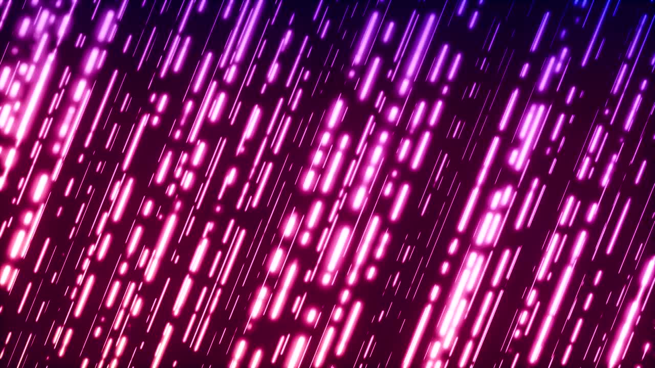 partículas abstractas color blanco en fondo púrpura