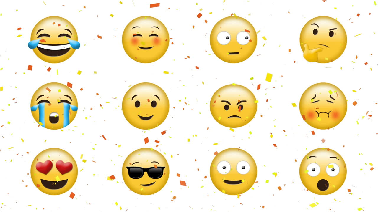 Emoji med forskellige ansigter