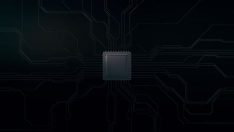 placa de circuito de impacto de cpu