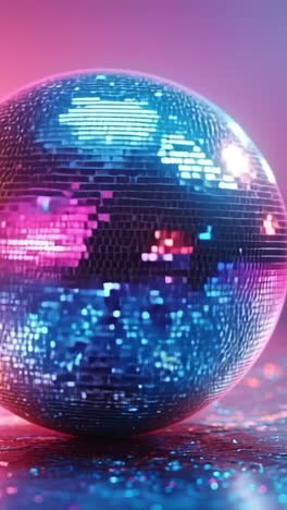 disco ball reflecting lights. a sparkling disco ball shines under vibrant lights at a lively dance party, creating a festive atmosphere.