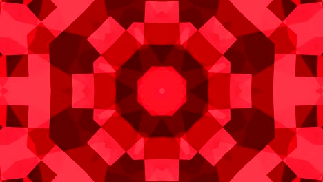 kaleidoscope bright cube square geometric background red