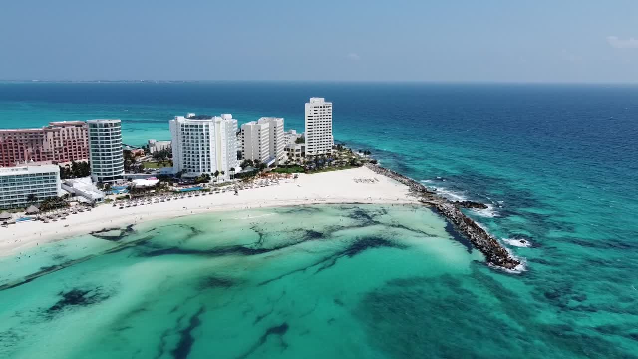 Baia di Cancun e zona di hotel di lusso, Messico
