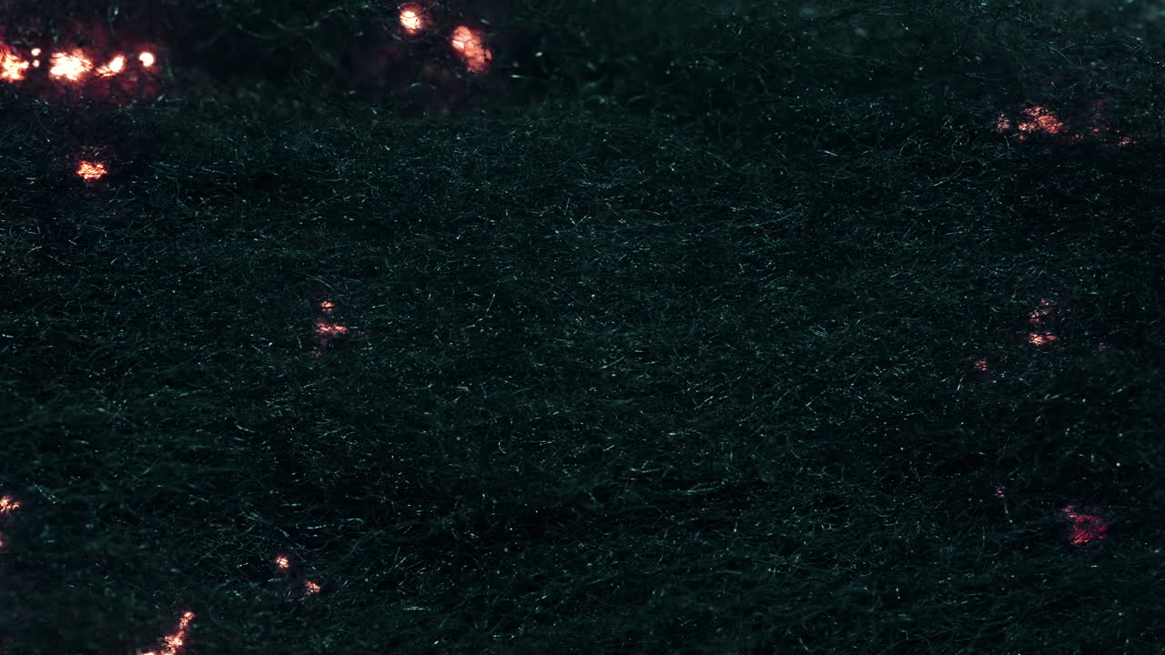 burning steel wool spinning in a vortex of sparks