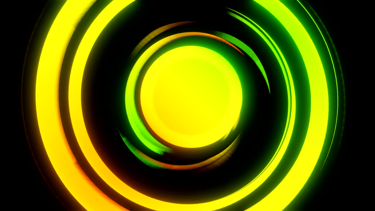 Sfondio a spirale al neon astratto