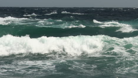 mar feroz, con olas altas, bonaire