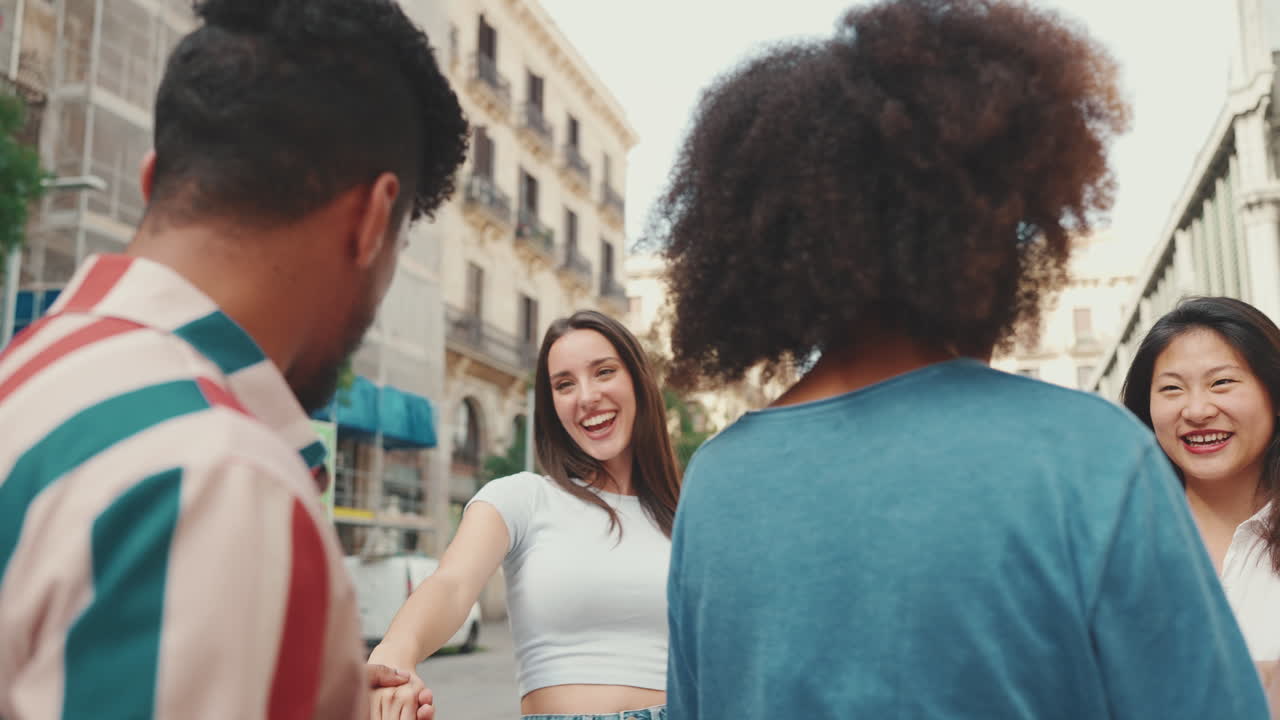 Friends Reunited: A Joyful Gathering in the City