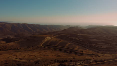 Beautiful-Aerial-View-of-Scenic-Road-Tijuana-Ensenada,-Highway-Near-the-Border