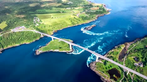 whirlpools of the maelstrom of saltstraumen, nordland, norway