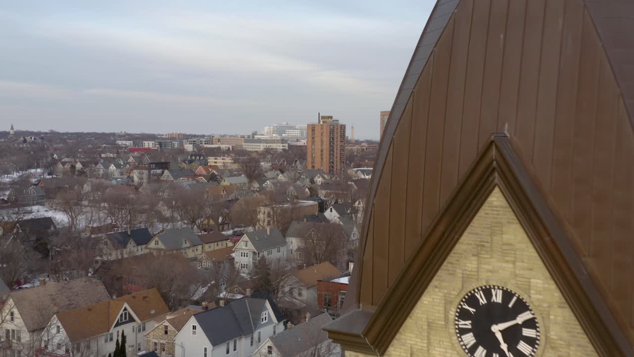 종교 교회 조감도[4k