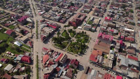 aerial view of antsirabe, madagascar