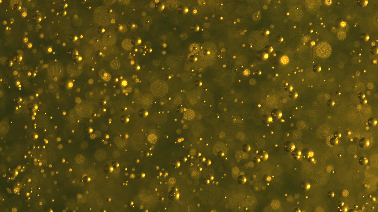 bolhas macro subindo em líquido espesso são aleatoriamente