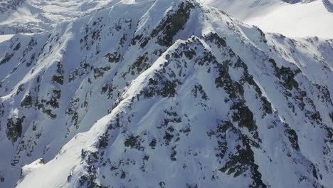 snowy mountain peaks