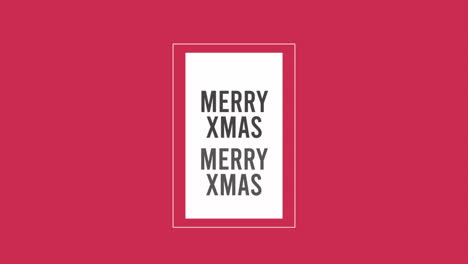 Feliz-Navidad-En-Marco-Blanco-Sobre-Textura-Degradada-Roja