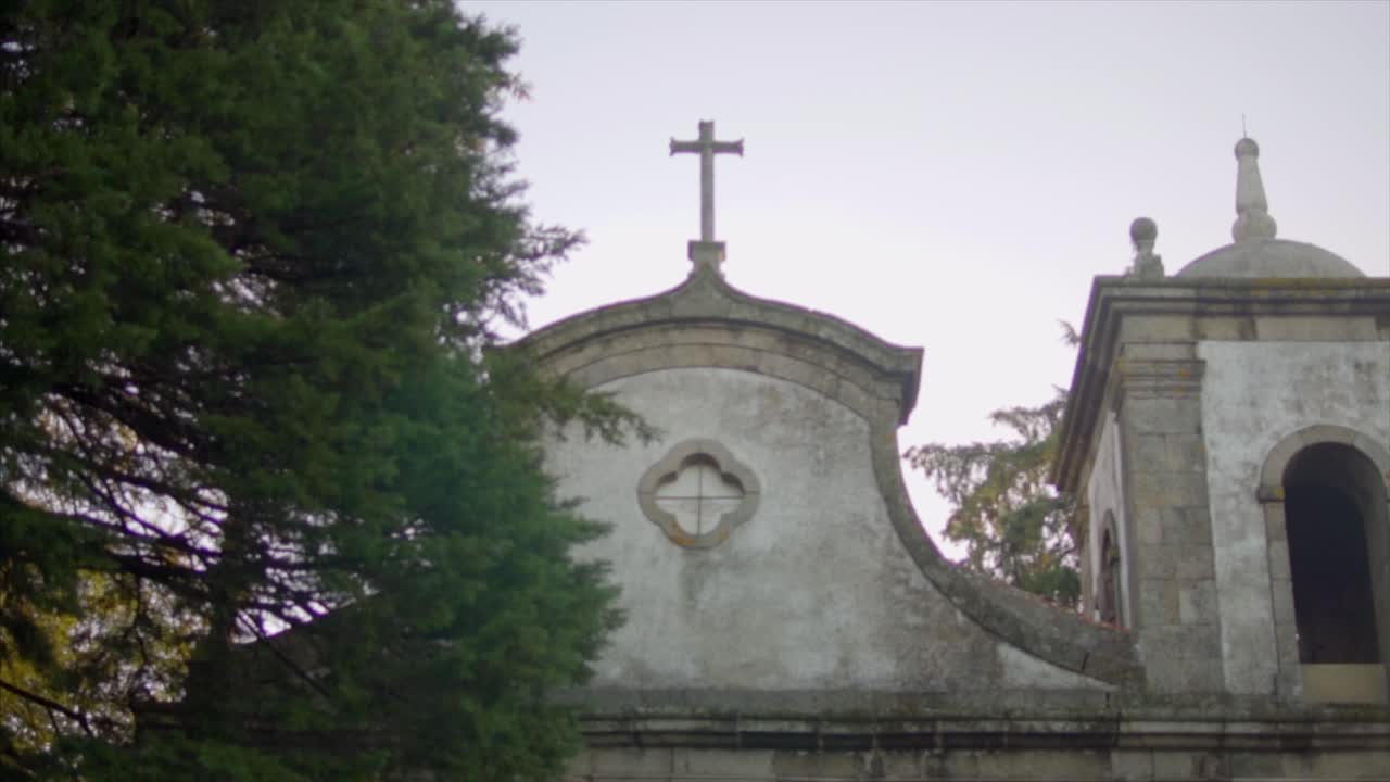 Old Church and Trees