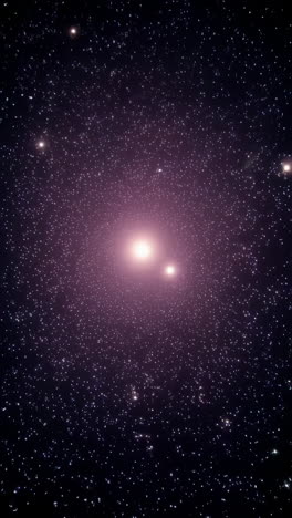 stars and nebula in space