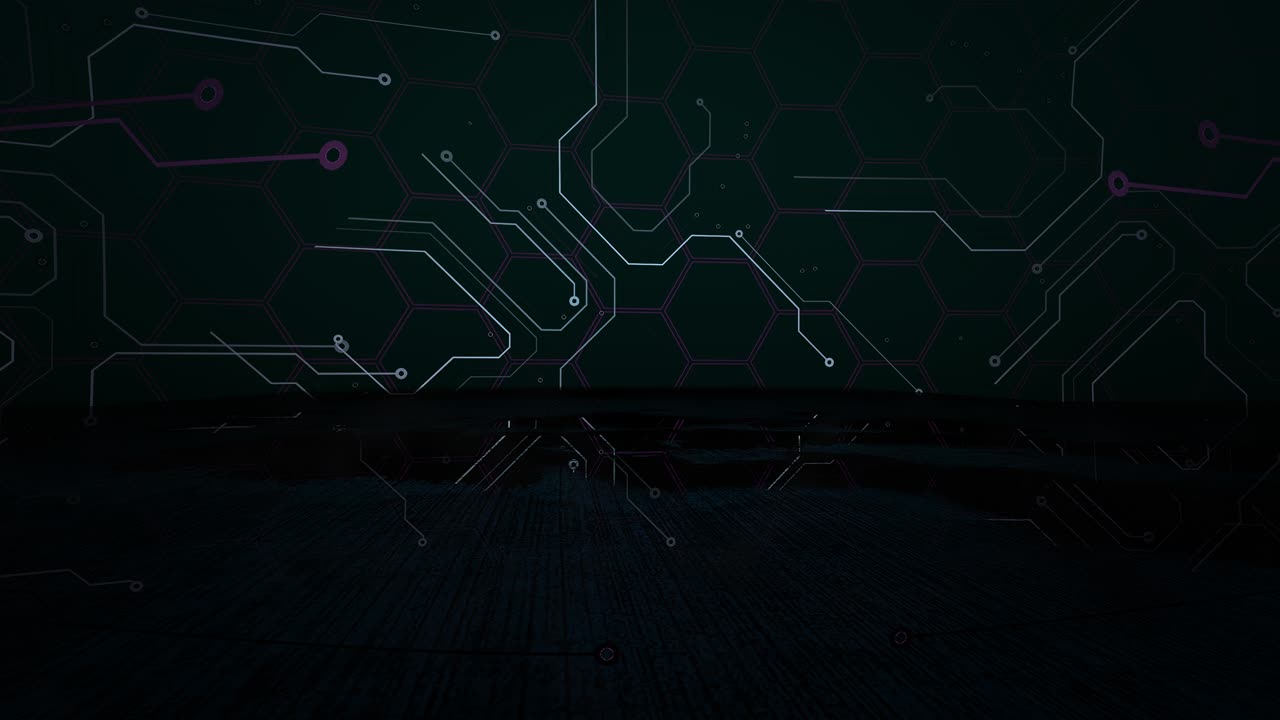 matriz cyberpunk y código binario de computadora