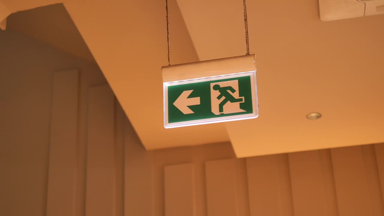 Nödsignering för utgång