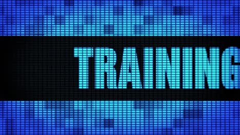training on led display