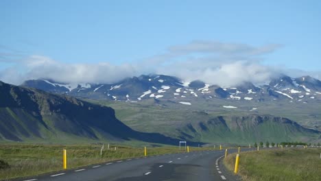 icelandic road trip: scenic drive through mountains