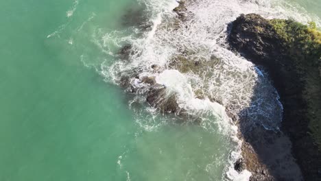 the beauty of ocean waves and coastal rocks