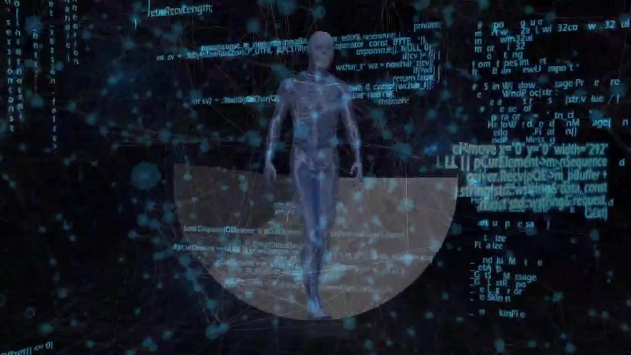 Animation of globe over data processing